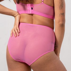 Mesh Highwaist Briefs Candy Pink