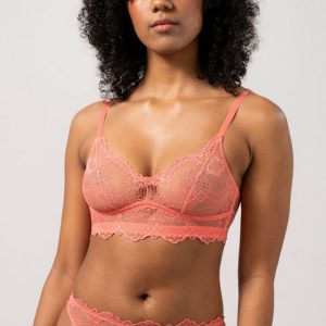 Lace Balconette Coral