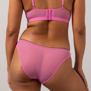 Mesh Bikini Briefs Candy Pink