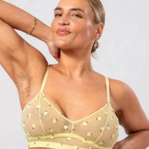 Mesh Balconette Light Yellow