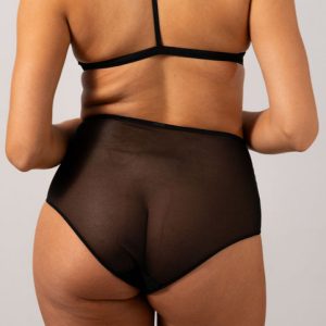 Mesh Highwaist Briefs Black
