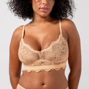 Lace Balconette Peach