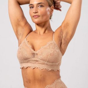 Lace Balconette Warm Nude