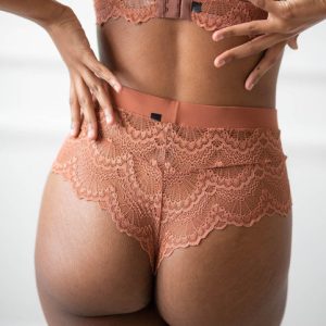 Lace Highwaist String Terracotta